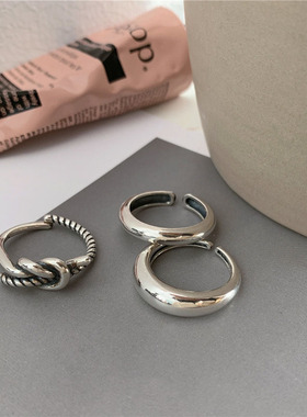 2023 925 Sterling Silver Minimalism Cross Knot Thai Silver