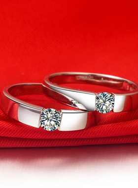 Original 100% 925 Silver Rings for Men 1 Carat Lab Diamond