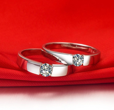 Original 100% 925 Silver Rings for Men 1 Carat Lab Diamond