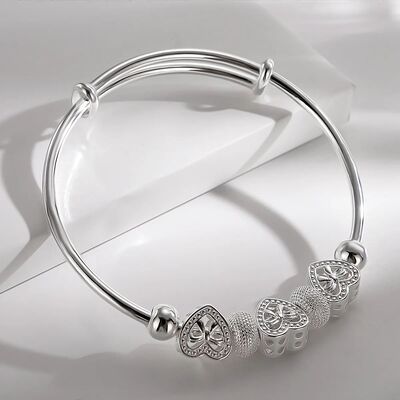Wholesale Sterling Silver Bangles Bracelet Charms Cuff For