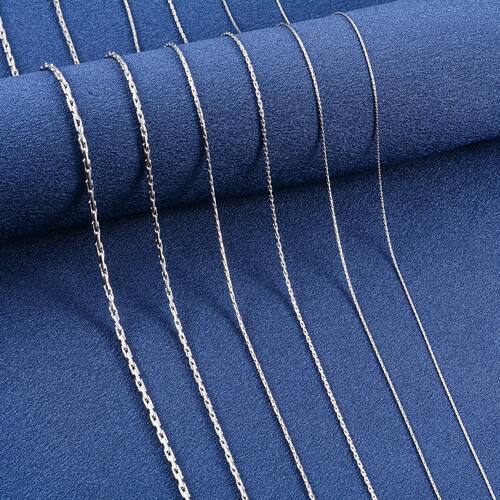 Thin Necklace Cable Chain on the Neck 316L Stainless Steel