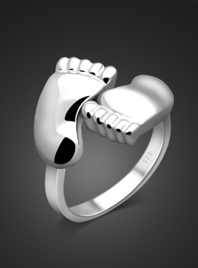 New Personality Women Foot shape Ring Fashion Ideas 100%