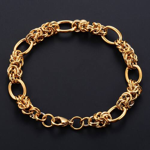 Stainless Steel Chunky Bracelet Link Big Oval Chain for