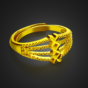 Wedding Golden Ring Fashion 925 Female 100% Classic