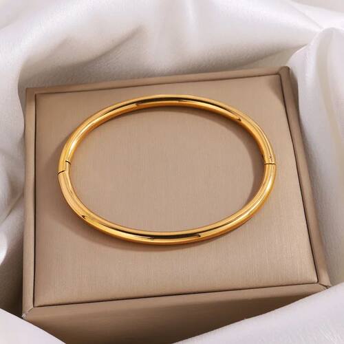 Waterproof Stainless Steel Cuff Bracelet Bangles for Women