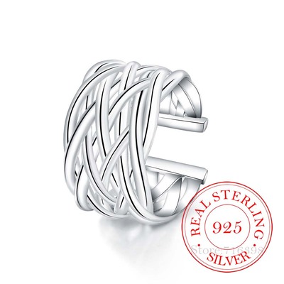 High-quality 925 Sterling Silver Rings for Women Men Female