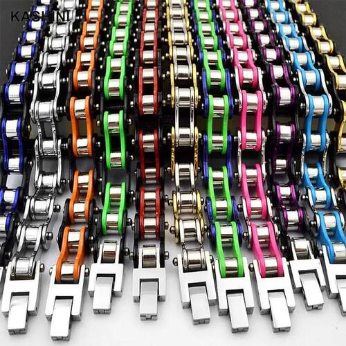 Men's  Bracelets Bangles Punk Biker Bicycle Motorcycle