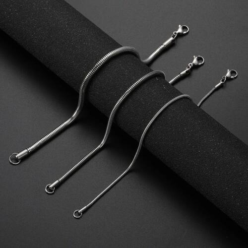 Wholesale Price Width 2/3/4MM 316L Stainless Steel Round Sna
