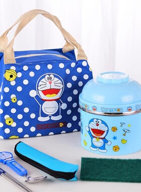 Deepening j double-layer bowl double layer lunch box child