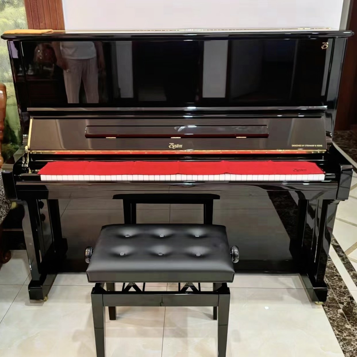 钢琴键盘盖布琴键尼钢琴击弦机防尘布钢琴防尘罩钢琴琴键尼柔软加