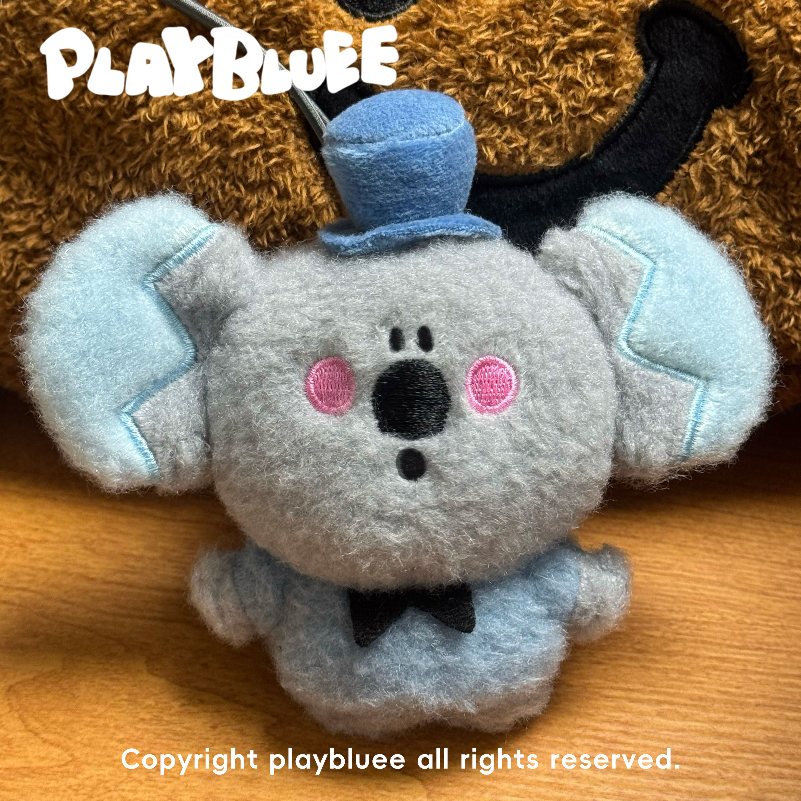 PlayBluee原创mini考拉先生可爱毛绒挂件治愈系礼物车挂
