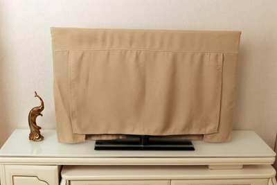电视55606575电视苏州刺绣液晶防尘套寸曲屏坐机挂式全包罩。