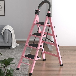 极速Ladder household folding stair Eindoor moving C moving t