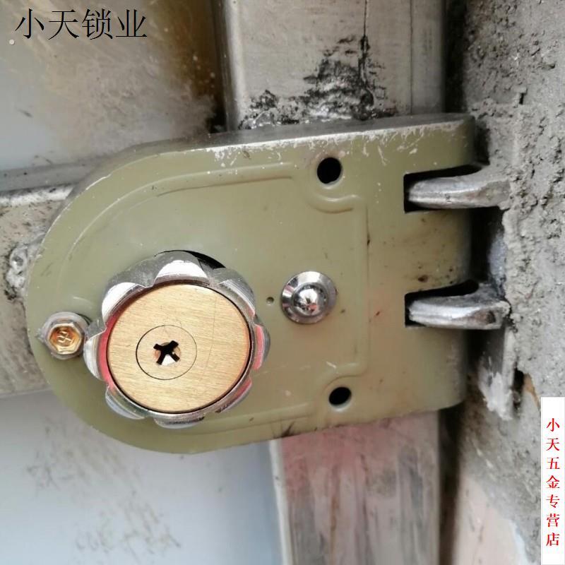 防盗门大门入户木门老虎锁老式铁锁推拉移门虎齿实力外装门锁家用