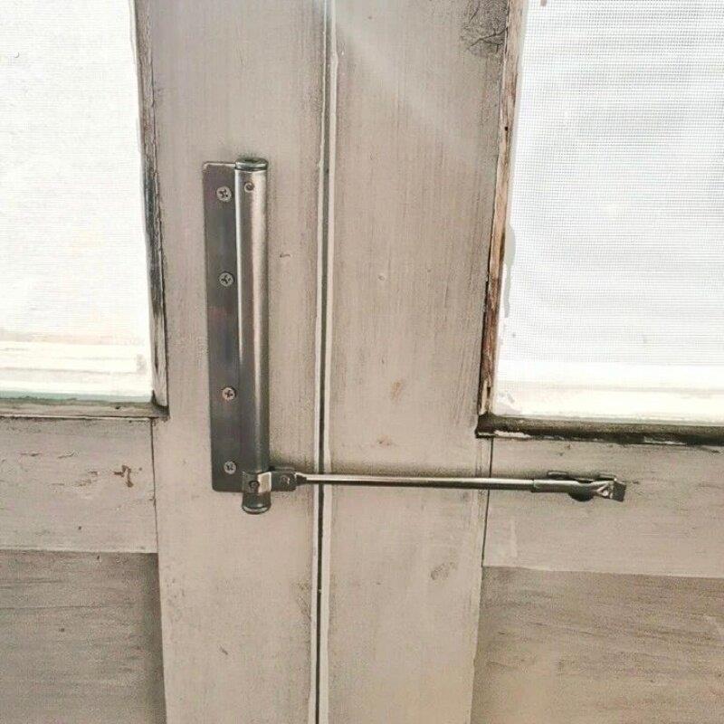 简易大号木门铰链弹簧回弹化妆室静音小型轻型闭门器家用闭合器