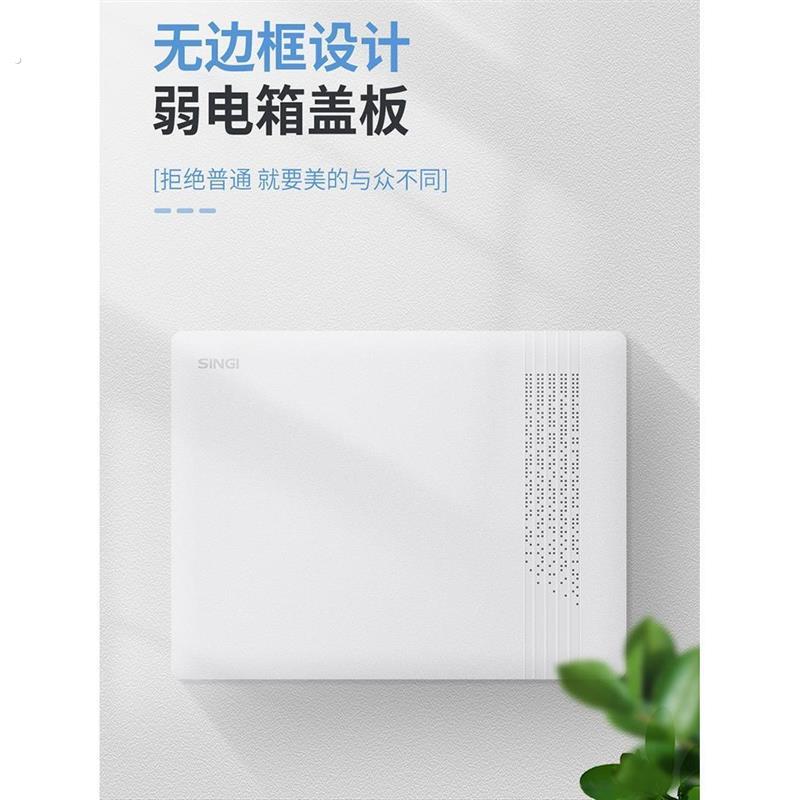弱电箱盖板装饰遮挡塑料玻璃纤维薄盖子配电箱信息箱门板