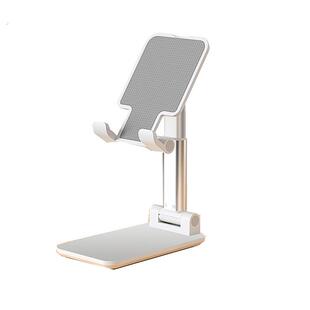 手机多功能通用桌面懒人便携可调节折叠升降创意支架带镜子化妆镜