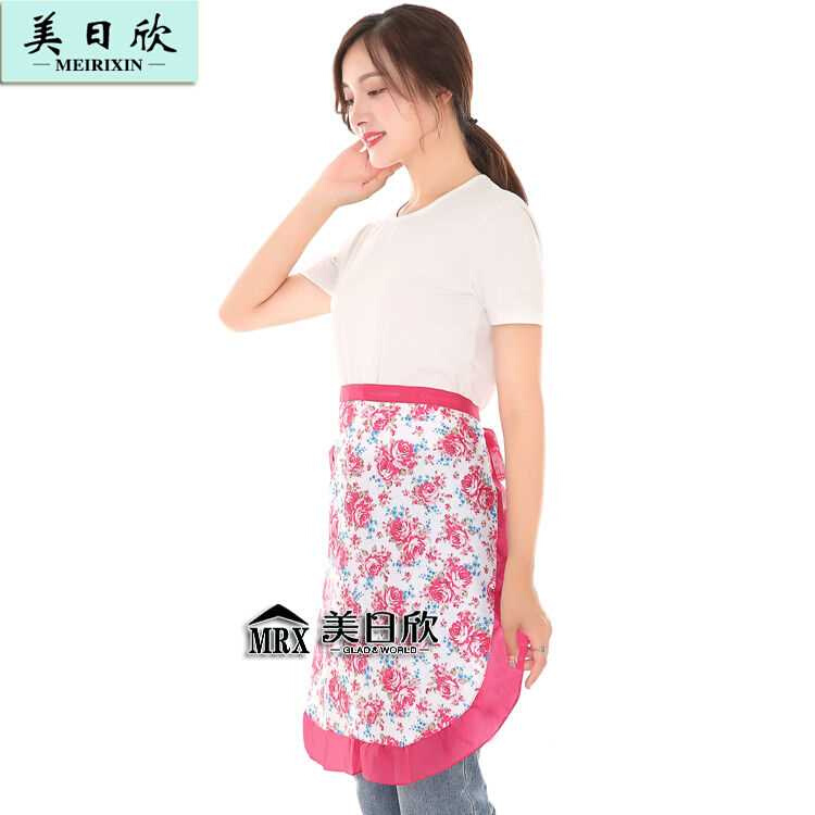Half-length aupron restaurant half waist apron overaflls w