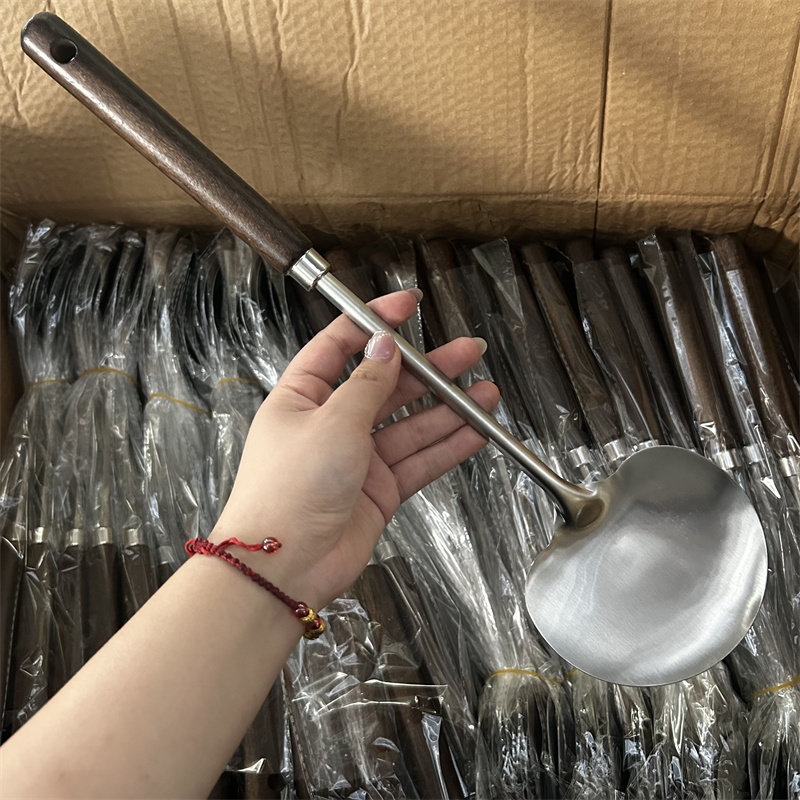 不锈钢蘑菇铲炒菜专用锅铲新款铲子家用炒勺加厚长柄铁锅铲