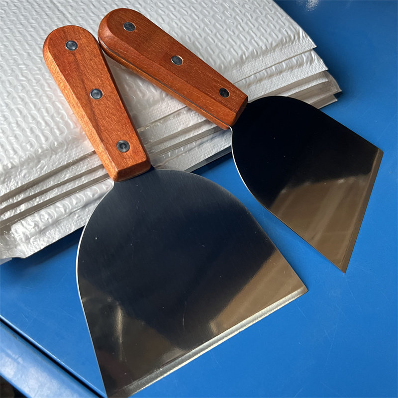商用不锈钢披萨工具手抓饼炒酸奶专用斜口铲子煎饼果子烤冷面铲刀