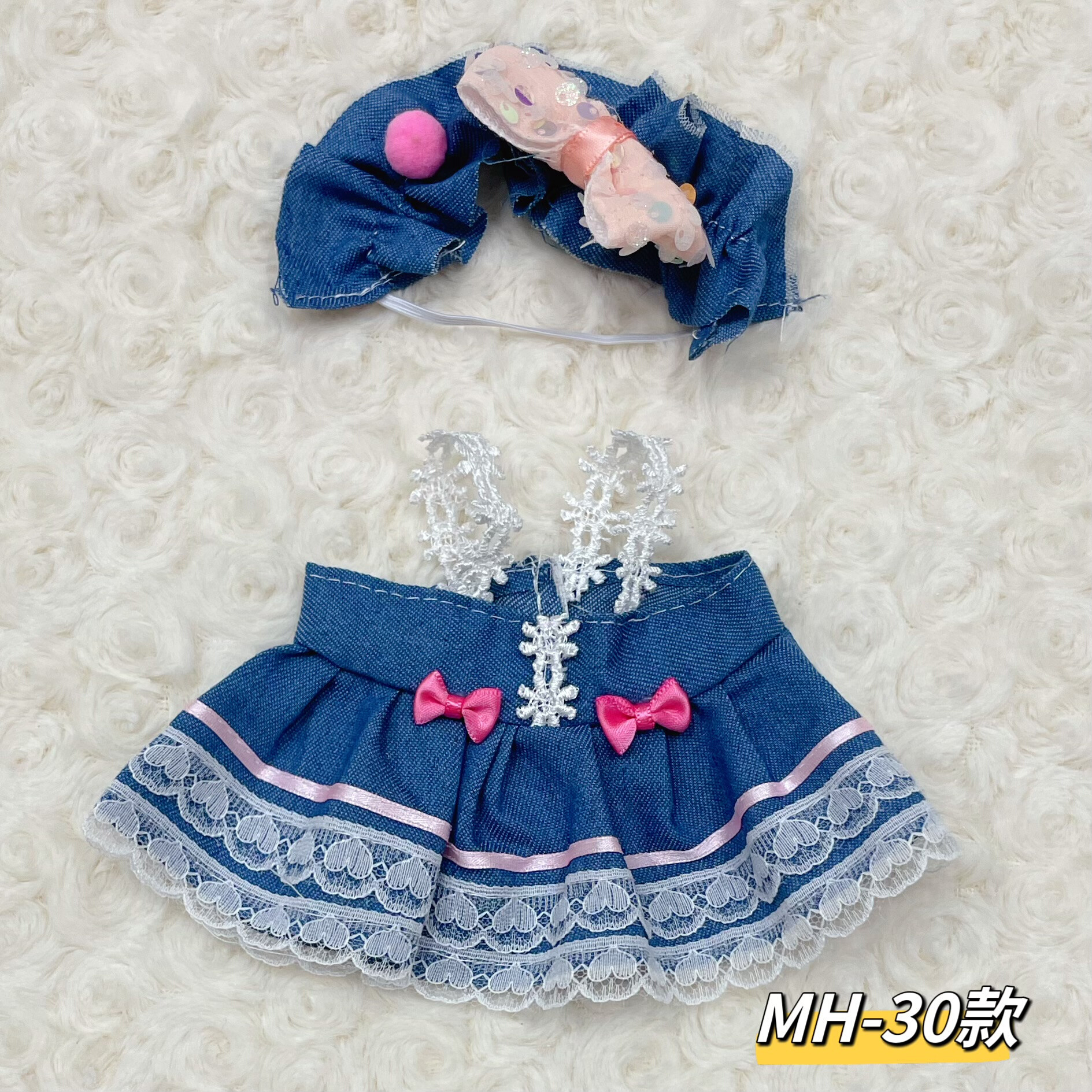 2020现货棉花娃娃套装公主裙可爱厘米公仔换装衣服夏季新款娃衣