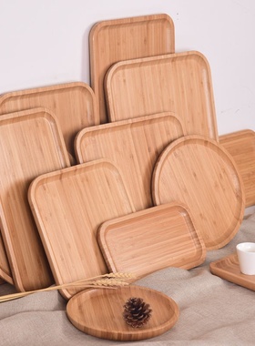 Japanese-Jstyle woeoden tray rectangular bamboo tray house