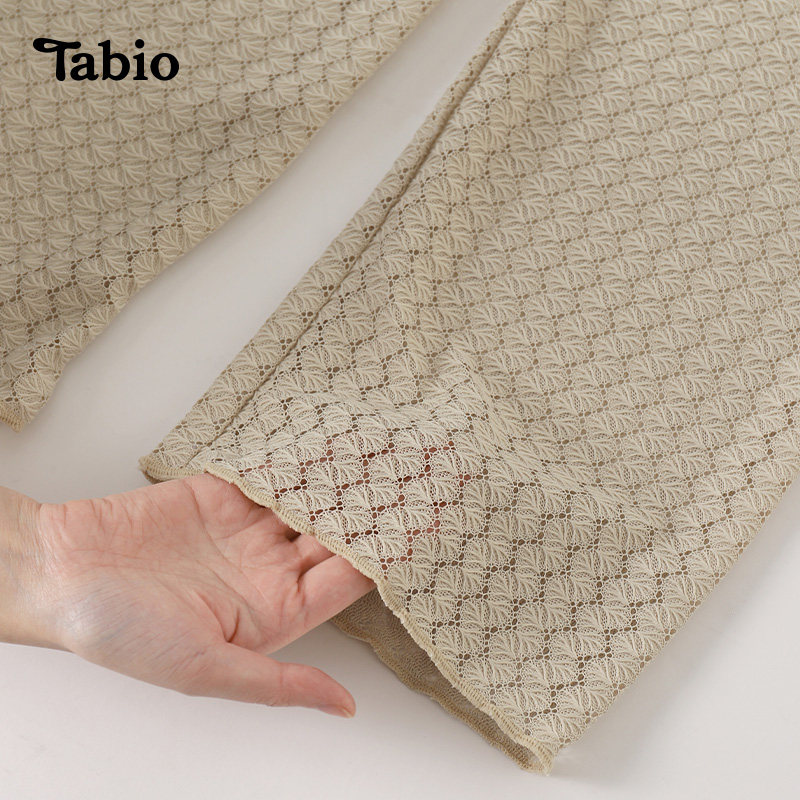 Tabio休闲裤女黑色显瘦蕾丝裤女镂空拖地裤阔腿裤高腰裤子日本制,女士内衣/男士内衣/家居服,连裤袜/打底袜,淘宝优惠券,粉丝福利购,淘宝优惠卷