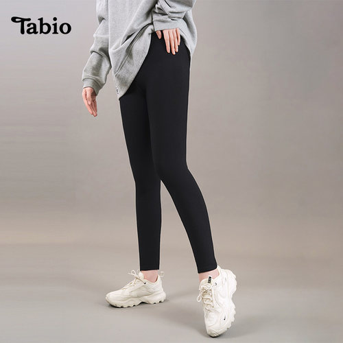 Tabio加绒打底裤保暖不掉档百搭