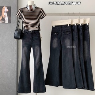斜骨修容裤 牛仔裤 今年流行爆款 型超好看 子 版 超模长腿既视感