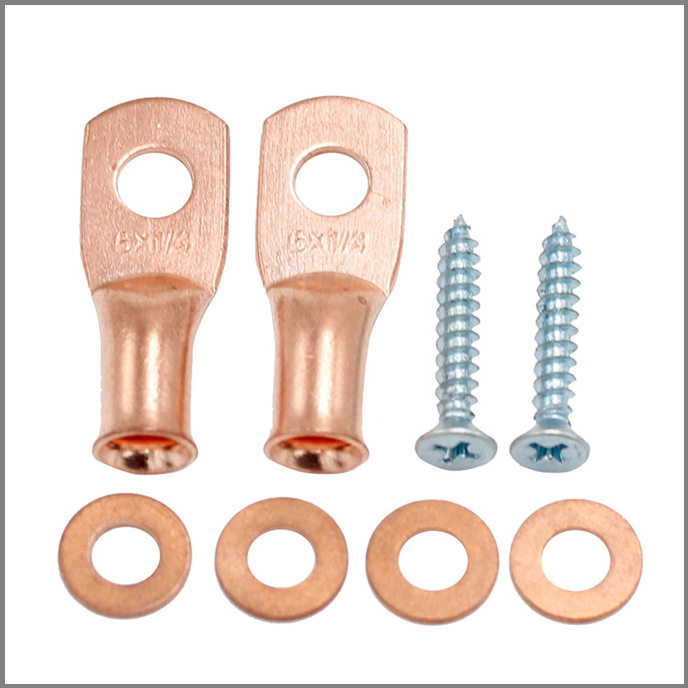 汽车音响纯铜电源线接线端子