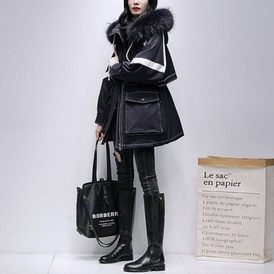 025款加毛厚版大毛中长加