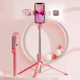 【新秀色抖音人气版】2026新款自拍杆三脚架手持蓝牙遥控自拍手机直播防抖多功能落地旅游便携360度通用稳定