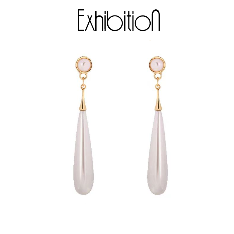珍珠耳环女长款耳坠高级感简约