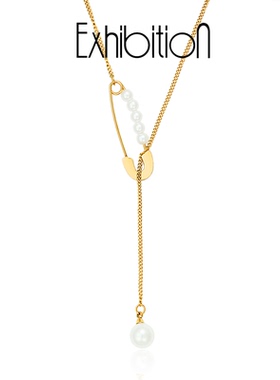 珍珠项链女ins冷淡风简约气质潮