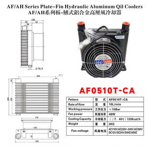 新款纯悦（SUREJOY）液压油散热器风冷却器AH1012工业风油温冷却