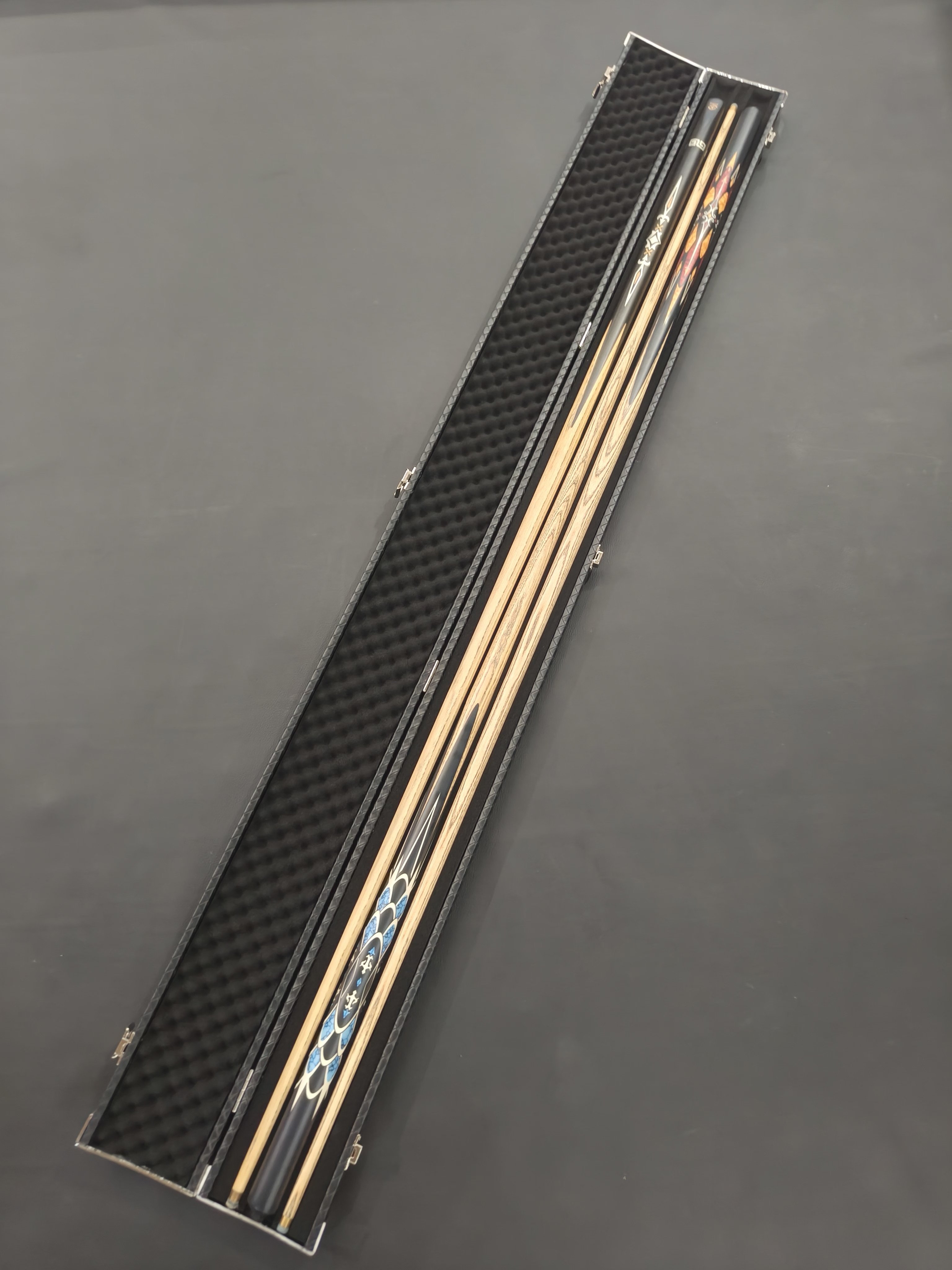 台球杆盒塑钢三槽球杆盒球杆收纳盒球杆保护盒球杆收纳球杆保护盒