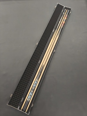 台球杆盒塑钢三槽球杆盒球杆收纳盒球杆保护盒球杆收纳球杆保护盒