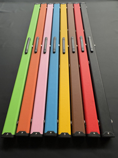 台球杆盒球杆盒通杆一体杆盒大头杆盒1/2直角3/4双槽小头杆通杆盒