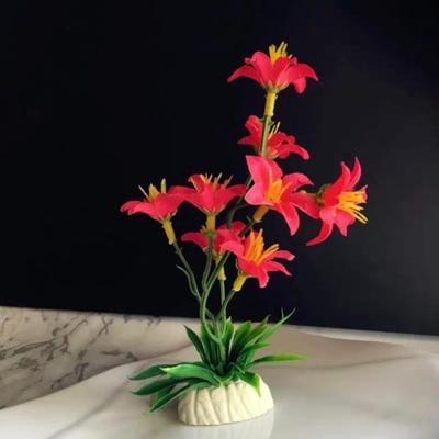 酒店花草摆盘装饰花家宴使用餐厅菜盘简约植物盘饰花束盘花酒席塑