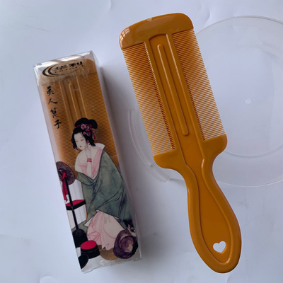 极速Bamboo grid lice comb ultraA-dense teeth removing head l