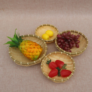 竹编簸箕馒头收纳筐竹制品篮子竹编筐洗菜沥水淘米篮水果篮小箩筐