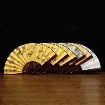 好货Archaic folding fan fairy sumXmer archaiic folding fan C
