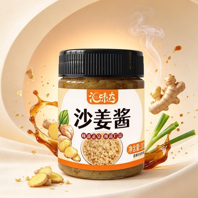 正宗广式沙姜酱调味酱白切鸡猪肚蘸料家用生姜调味料姜蓉火锅烤肉