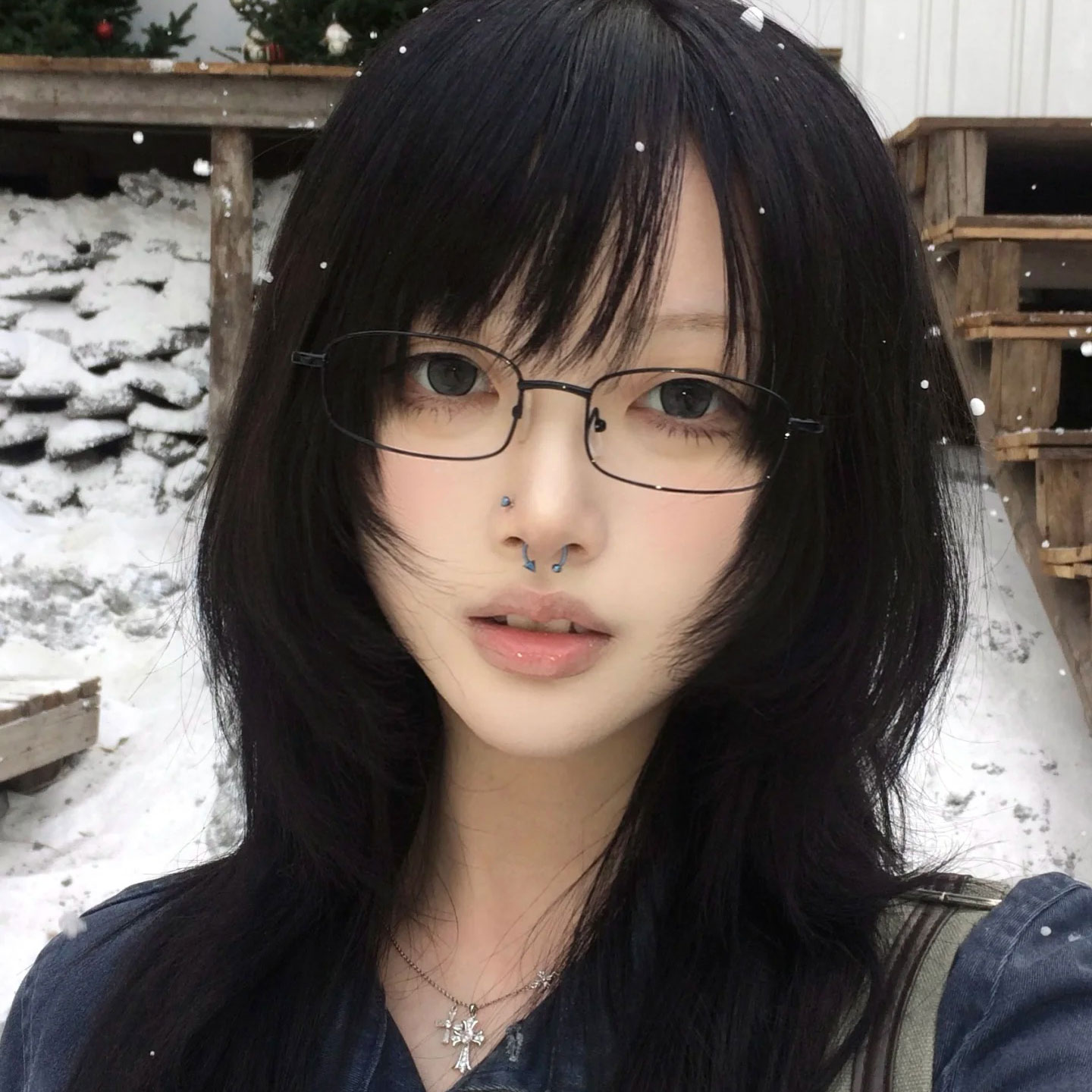 复古细框长方形眼镜架男女近视镜