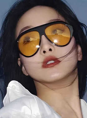 大脸显瘦夜视墨镜女防紫外线韩版