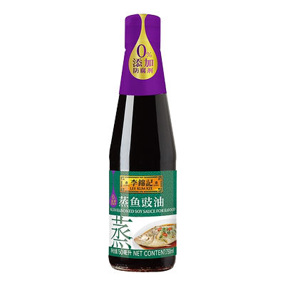 李锦记蒸鱼豉油750ml/瓶海鲜清蒸鱼烹饪家用厨房提鲜酿造酱油