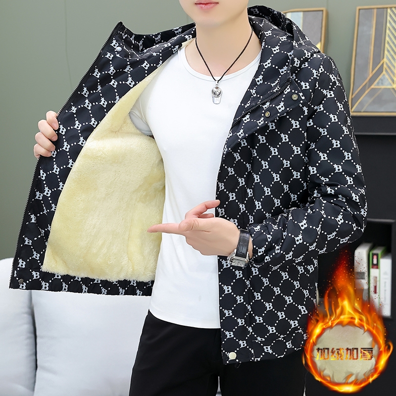 加厚冬款潮流时尚印花高品质棉衣