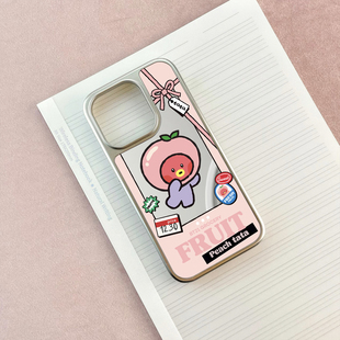 MOMO CASE新款BT21防弹少年团创意手机壳iPhone1716promax全包15/14plus13/12防摔小众保护壳软边防摔17pro