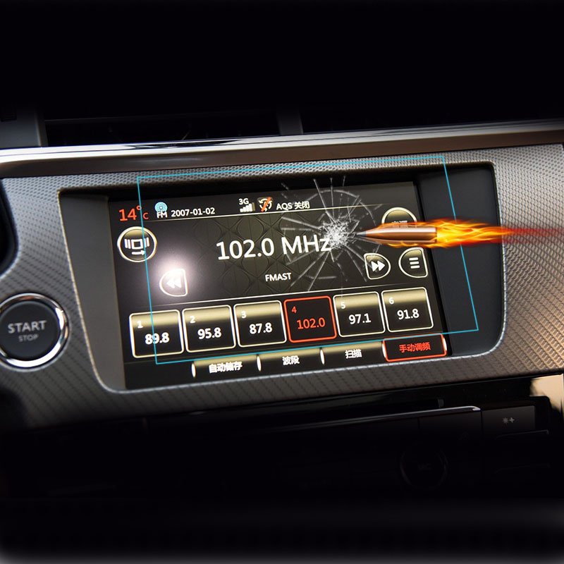 适用于雪铁龙 DS6 DS4 DS5 DS5LS 中控液晶屏幕导航玻璃钢化保护