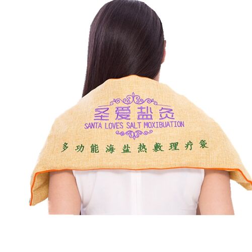 粗盐热敷包微波炉加热盐袋海盐热敷袋大青盐大粒盐理疗袋艾灸盐包
